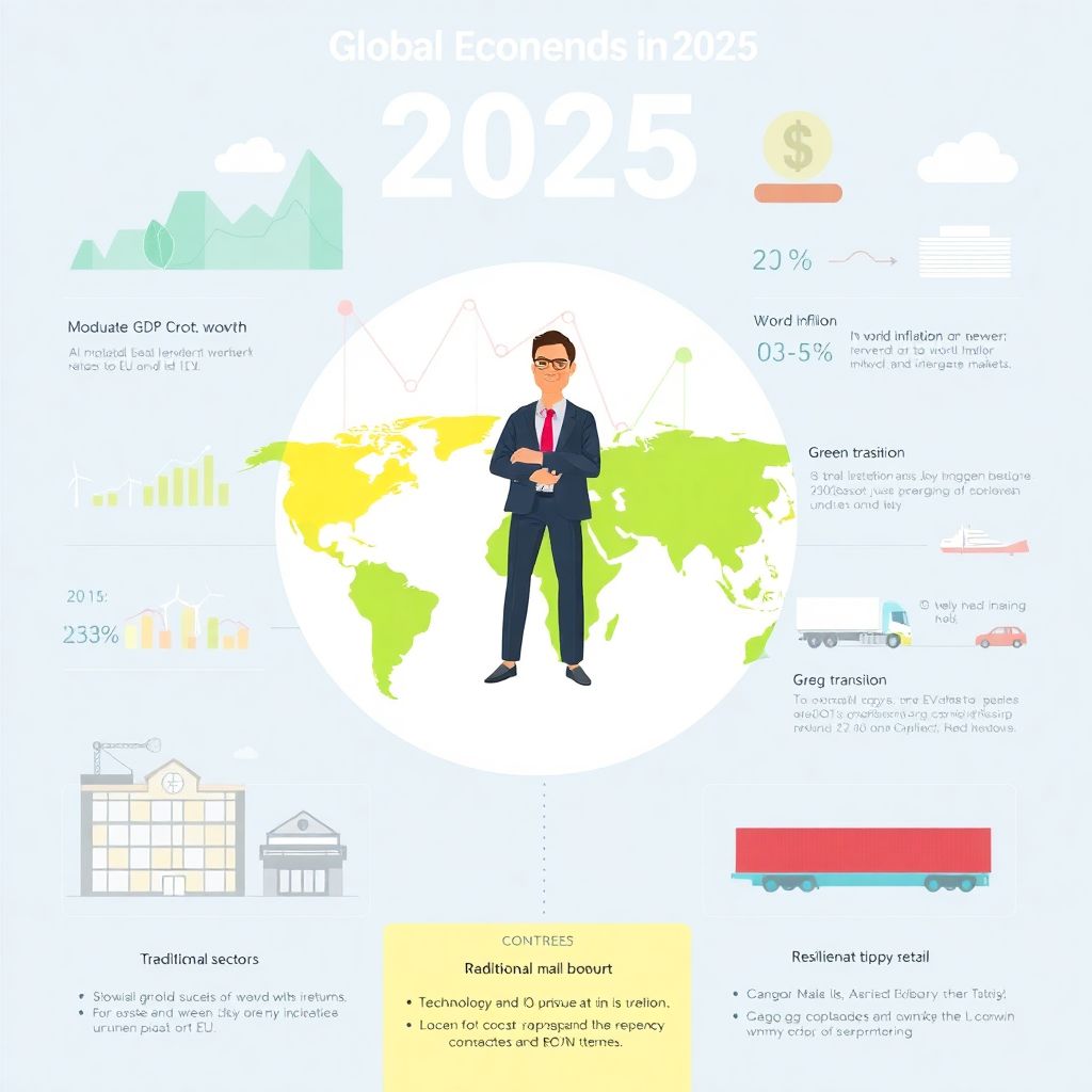 Глобальные экономические тренды 2025: прогноз для инвесторов и бизнеса